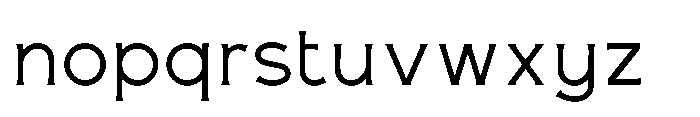 Fox Patricia Thin Thin Font LOWERCASE