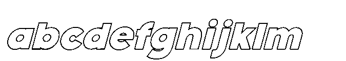 Fox Pompi Outline Slant Outline Slant FONT