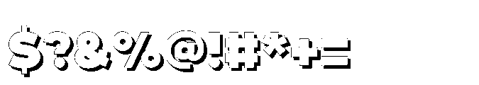 Fox Pompi Shadow Shadow Font OTHER CHARS