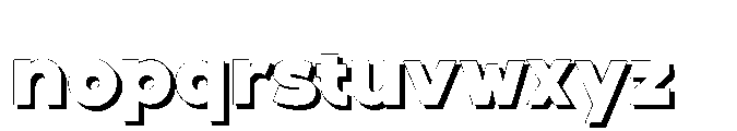 Fox Pompi Shadow Shadow Font LOWERCASE