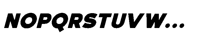 Fox Pompi Slant Slant Font UPPERCASE