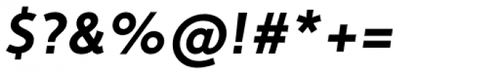 Fox Sans TRF Bold Italic Font OTHER CHARS