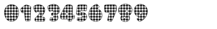 Fox Sewing Grid Plaid Font OTHER CHARS