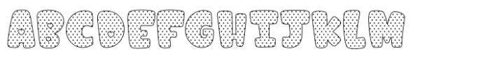 Fox Sewing Grid Spot Font UPPERCASE