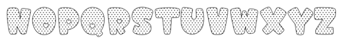 Fox Sewing Grid Spot Font UPPERCASE