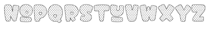 Fox Sewing Grid Spot Font LOWERCASE