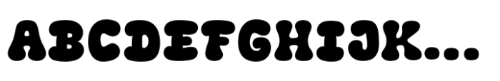 Fox Squish Regular Font UPPERCASE