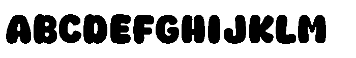 Fox Starry Outline Fox Starry Regular Font UPPERCASE