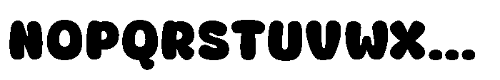 Fox Starry Outline Fox Starry Regular Font UPPERCASE