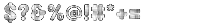 Fox Sweetie Grid Grid Font OTHER CHARS