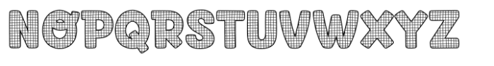 Fox Sweetie Grid Grid Font UPPERCASE