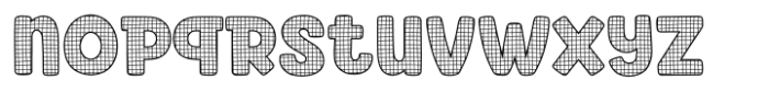 Fox Sweetie Grid Grid Font LOWERCASE