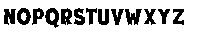 Fox Thunder Regular Font UPPERCASE