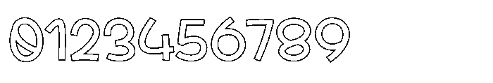 Fox Velina Outline Outline Font OTHER CHARS