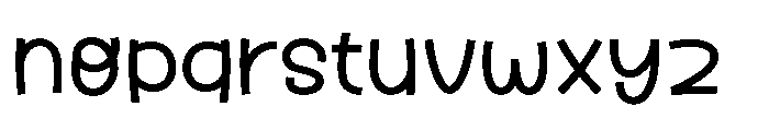 Fox Velina Regular Font LOWERCASE