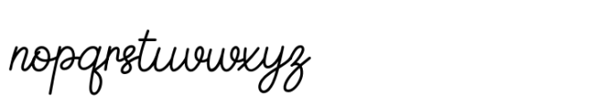 Fox Whirly & Fox Rosalia  Script Font LOWERCASE