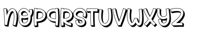 Fox Whisper Shadow Font LOWERCASE