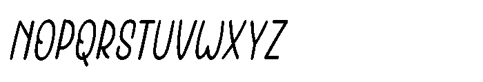 Fox Write Light Slant Light Slant Font UPPERCASE