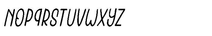 Fox Write Light Slant Light Slant Font LOWERCASE