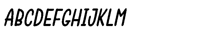 Fox Write Slant Slant Font UPPERCASE