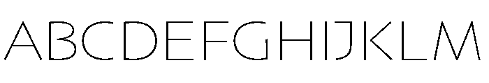 FORVM Lineal Font UPPERCASE