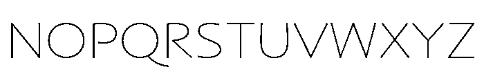 FORVM Lineal Font UPPERCASE
