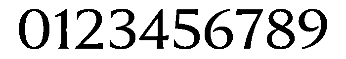 FORVM Roman Font OTHER CHARS