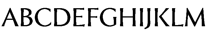 FORVM Roman Font UPPERCASE