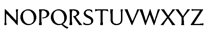 FORVM Roman Font UPPERCASE