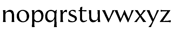 FORVM Roman Font LOWERCASE
