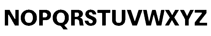 Focal Bold Font UPPERCASE