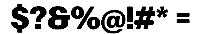 Focal Extrabold Font OTHER CHARS
