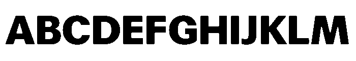 Focal Extrabold Font UPPERCASE