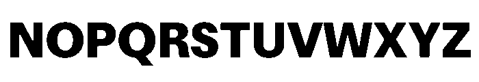 Focal Extrabold Font UPPERCASE