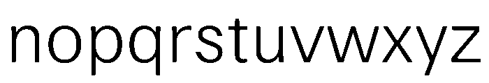 Focal Light Font LOWERCASE