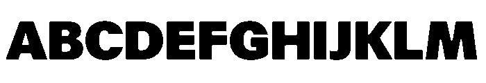 Focal Maxi Black Font UPPERCASE