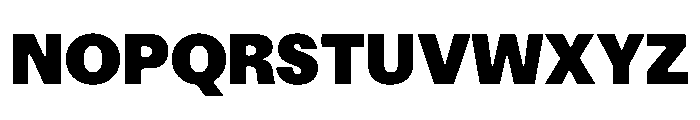 Focal Maxi Black Font UPPERCASE