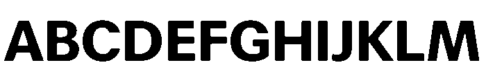 Focal Maxi Bold Font UPPERCASE