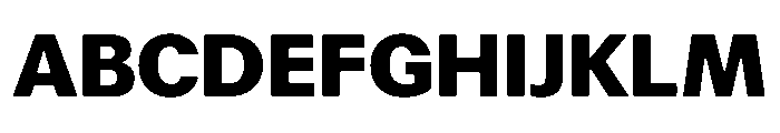 Focal Maxi Extrabold Font UPPERCASE