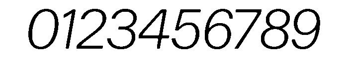 Focal Maxi Light Italic Font OTHER CHARS