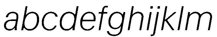 Focal Maxi Light Italic FONT