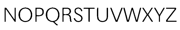 Focal Maxi Light Font UPPERCASE