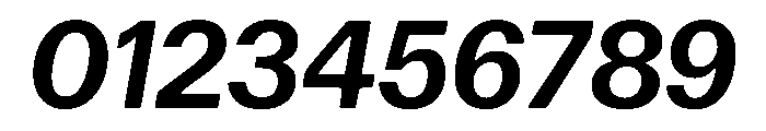 Focal Maxi Medium Italic Font OTHER CHARS