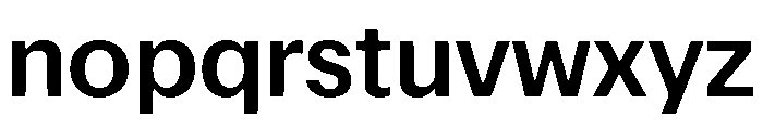 Focal Maxi Medium Font LOWERCASE