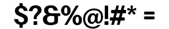 Focal Medium Font OTHER CHARS