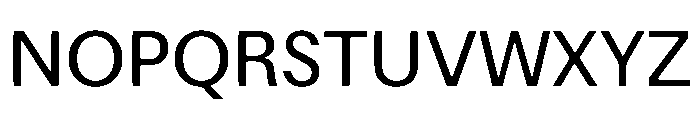 Focal Regular Font UPPERCASE