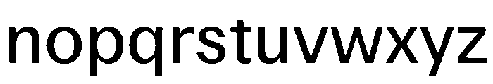 Focal Regular Font LOWERCASE