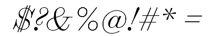 Font 100 Font OTHER CHARS