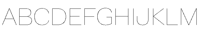 Font 1001 Font UPPERCASE