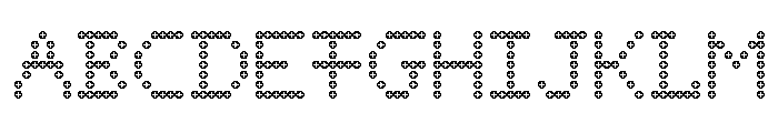Font 1003 Font UPPERCASE